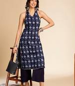 Geometric printed kurta