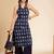 Geometric printed kurta
