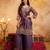 Purple color smart fendy fabric designer graceful partywear suit for trendy girlie looks