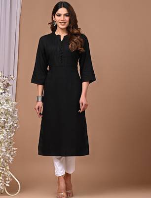 Yoke design straight kurta 2