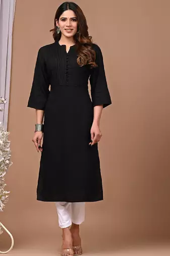 Yoke design straight kurta