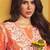 Sonam orange mulmul chikankari kurta
