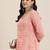Floral printed angarakha pure cotton kurta