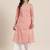 Floral printed angarakha pure cotton kurta