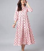 Women floral printed a-line kurta