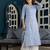 Floral printed printed round neck pure cotton straight kurta