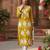 Floral embroidered straight kurta