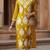 Floral embroidered straight kurta