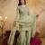 Pista color smart crunchy fabric designer graceful partywear suit for trendy girlie looks