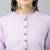 Striped thread work cotton straight kurta
