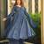 Blue color smart girlie cambric cotton fancy printed readymade suit