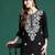 Floral embroidered thread work kurta