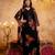 Black color smart and girlie faux georgette fabric fancy festive attire for girls