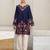 Falak kashmiri embroidered flared sleeves thread work cotton straight kurta