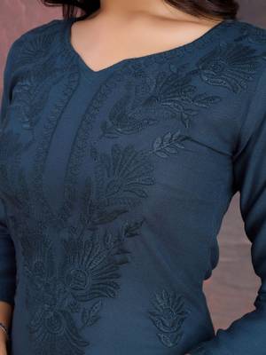 Embroidered straight kurtas 2