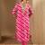 Leheriya embroidered straight kurta