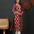 Floral printed notch-neck straight kurta