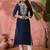 Embroidered straight chickenkari kurta