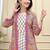 Women floral printed pure cotton panelled anarkali kurti