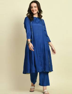Key hole neck a-line kurta 3