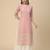 Women georgette lucknowi chikankari kurta