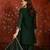 Green color beautiful ceremonial heavy embroidered ceremonial salwar kameez