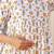 Women white pure cotton floral printed a-line maternity kurta