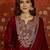 Maroon color beautiful ceremonial heavy embroidered ceremonial salwar kameez