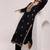 Women printed thread work floral kurta