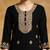 Women printed thread work floral kurta