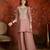 Mauve color beautiful ceremonial heavy embroidered ceremonial salwar kameez