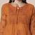 Women muga cotton flared chikankari embroidered kurta