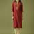 Women embroidered pure cotton kurta