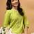 Embroidered thread work dobby kurta
