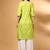Embroidered thread work dobby kurta