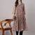 Women floral printed festive a-line kurta