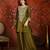Green color beautiful ceremonial heavy embroidered ceremonial salwar kameez