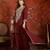 Maroon color beautiful ceremonial heavy embroidered ceremonial salwar kameez