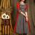 Women abstract printed daily cotton a-line kurta