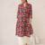 Women pure cotton hand block printed kurta