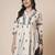 Women cotton flared lucknowi chikankari ethinic wear kurta