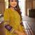 Women paisley printed thread work anarkali kurta