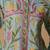 Aari work kashmiri floral cotton straight calf length kurta