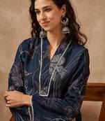 Women floral printed daily a-line kurta