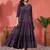 Women ethnic motifs printed daily cotton anarkali kurta