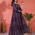 Women ethnic motifs printed daily cotton anarkali kurta