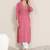 Women floral daily cotton straight kurta