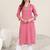 Women floral daily cotton straight kurta