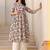 Women floral printed floral maternity anarkali kurta