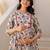 Women floral printed floral maternity anarkali kurta